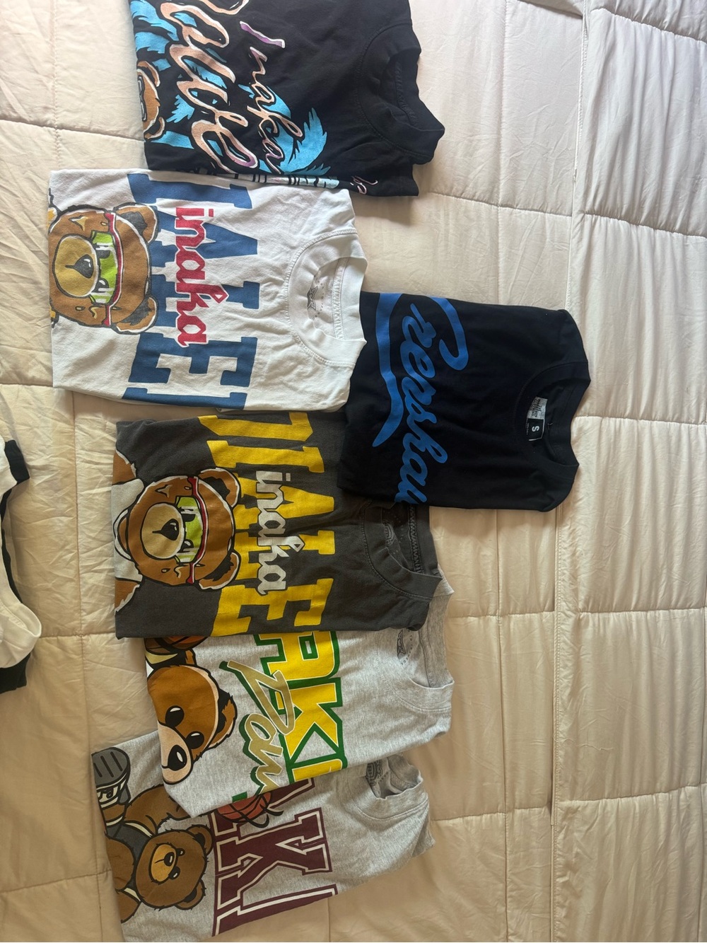 5 Inaka Power T Shirts Size Small +1 Free Crenshaw T shirt S